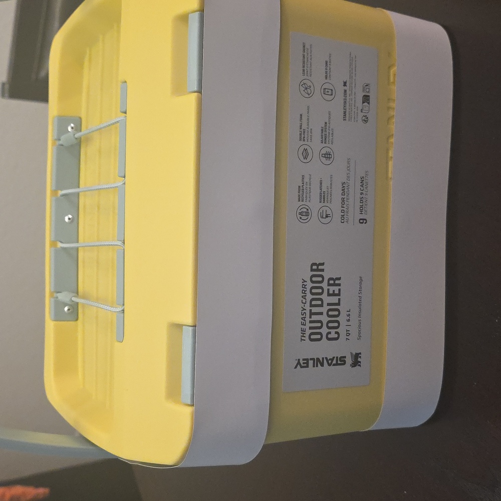 Brand New Stanley Yellow and White Cooler with Tumbler Set - Picture 2 of 6